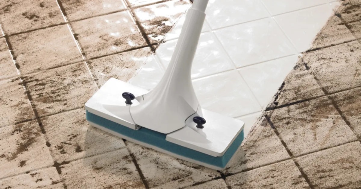 clean dirty tile grout