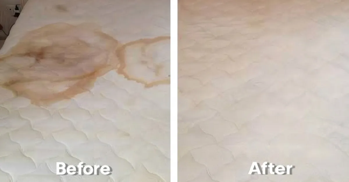 remove urine stain from mattress